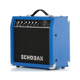 Echoban GA15 15 Watt Mavi Gitar Amfisi