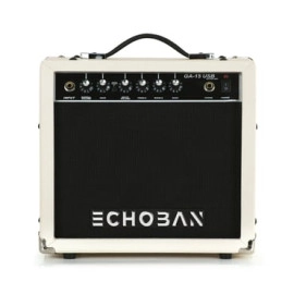 Echoban GA15USB 15 Watt Beyaz Gitar Amfisi USB