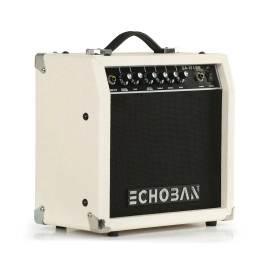 Echoban GA15USB 15 Watt Beyaz Gitar Amfisi USB