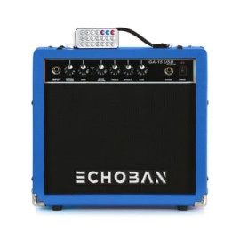 Echoban GA15USB 15 Watt Mavi Gitar Amfisi USB