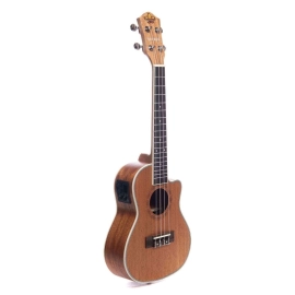 Havana HK-66EQ Elektro Concert Ukulele- Maun