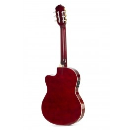 Zoppran QCG10CSL İnce Kasa Elektro Klasik Gitar